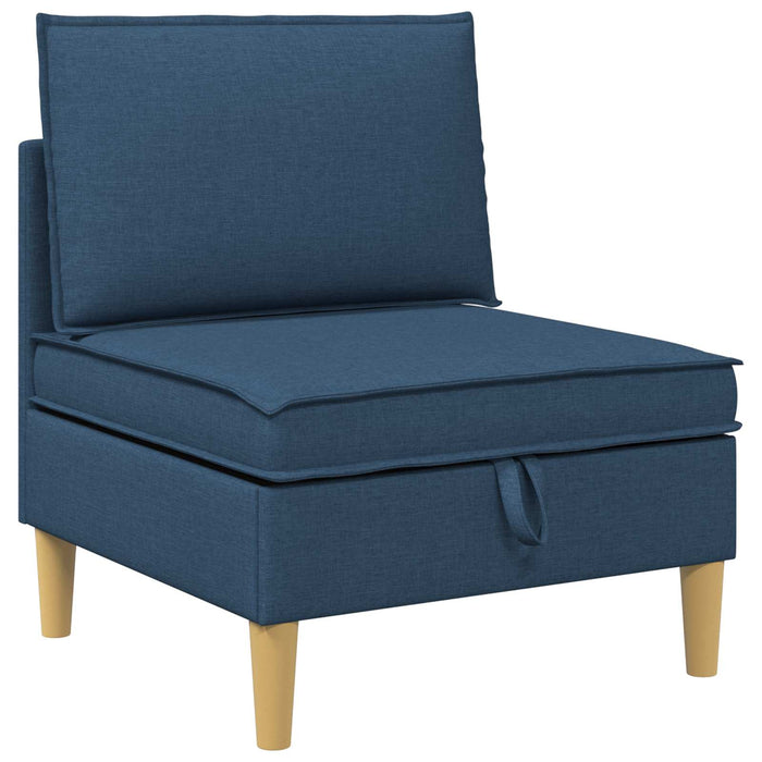 Set de canapea modulară cu spațiu de stocare 4 pcs albastru WALTI