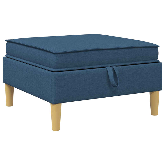 Set de canapea modulară cu spațiu de stocare 6 pcs albastru WALTI