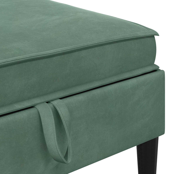 Set de mobilier pentru living 5 pcs Verde Mării Catifea WALTI