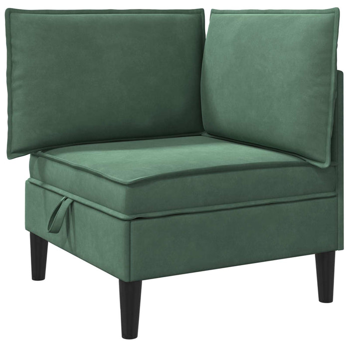 Set de mobilier pentru living 6 pcs Verde Mării Catifea WALTI