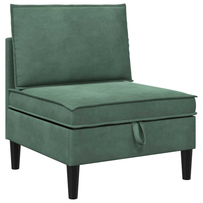 Set de mobilier pentru living 6 pcs Verde Mării Catifea WALTI