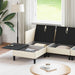 Set de mobilier pentru living 5 pcs Crem Țesătură - WALTI WALTI