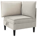 Set de mobilier pentru living 3 pcs Ovăz Țesătură - WALTI WALTI