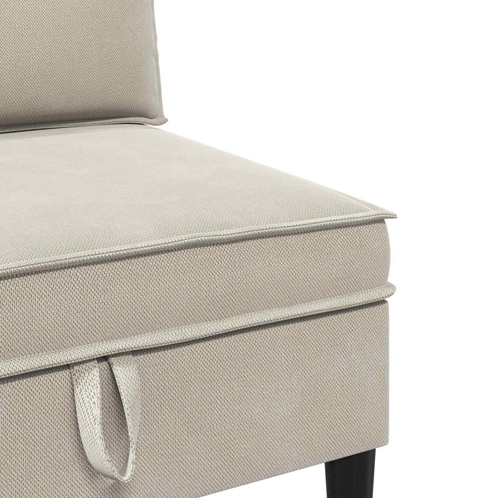 Set de mobilier pentru living 4 pcs Ovăz Țesătură - WALTI WALTI