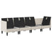 Set de mobilier pentru living 4 pcs Ovăz Țesătură - WALTI WALTI