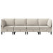 Set de mobilier pentru living 4 pcs Ovăz Țesătură - WALTI WALTI