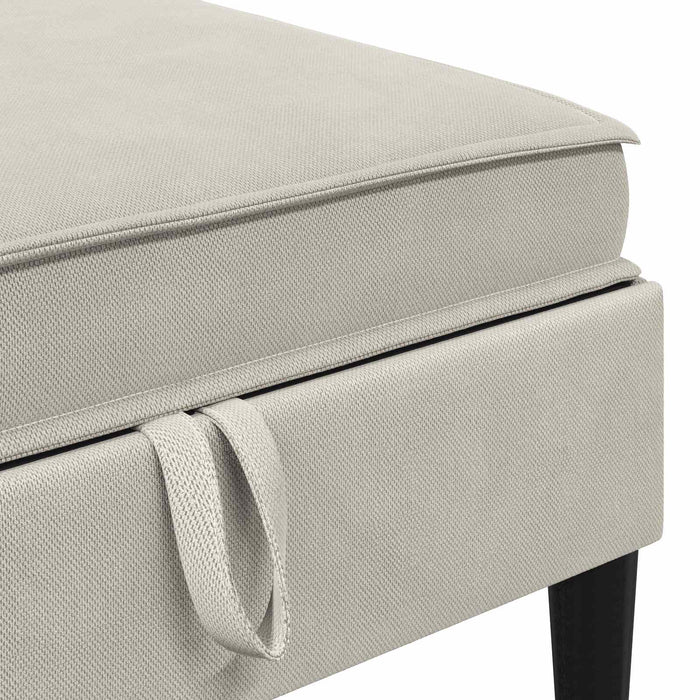Set de mobilier pentru living 5 pcs Ovăz Țesătură - WALTI WALTI