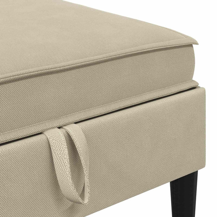 Set de mobilier pentru living 5 pcs Nisipiu Țesătură - WALTI WALTI