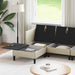 Set de mobilier pentru living 5 pcs Nisipiu Țesătură - WALTI WALTI