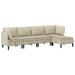 Set de mobilier pentru living 5 pcs Nisipiu Țesătură - WALTI WALTI