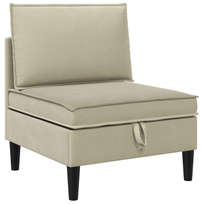 Set de mobilier pentru living 5 pcs Nisipiu Țesătură - WALTI WALTI