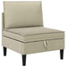 Set de mobilier pentru living 5 pcs Nisipiu Țesătură - WALTI WALTI