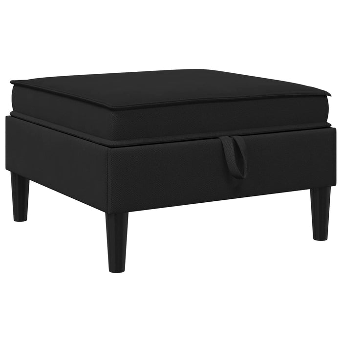 Set de mobilier pentru living 6 pcs Negru Țesătură - WALTI WALTI