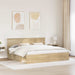 Cadru de pat cu headboard Sonoma 200 x 200 cm Lemn de pin masiv - WALTI WALTI