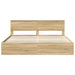 Cadru de pat cu headboard Sonoma 200 x 200 cm Lemn de pin masiv - WALTI WALTI