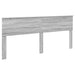 Cadru de pat Gri Sonoma 200 x 200 cm Lemn de pin masiv - WALTI WALTI