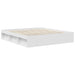 Cadru de pat cu headboard Alb 180 x 200 cm Lemn de pin masiv - WALTI WALTI