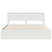 Cadru de pat cu headboard Alb 180 x 200 cm Lemn de pin masiv - WALTI WALTI