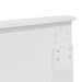 Cadru de pat cu headboard Alb 160 x 200 cm Lemn de pin masiv - WALTI WALTI