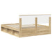 Cadru de pat cu headboard Sonoma 160 x 200 cm Lemn de pin masiv - WALTI WALTI