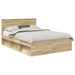 Cadru de pat cu headboard Sonoma 140 x 190 cm Lemn de pin masiv - WALTI WALTI