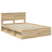 Cadru de pat cu headboard Sonoma 140 x 190 cm Lemn de pin masiv - WALTI WALTI