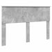 Cadru de pat cu headboard Beton 140 x 190 cm Lemn de pin masiv - WALTI WALTI