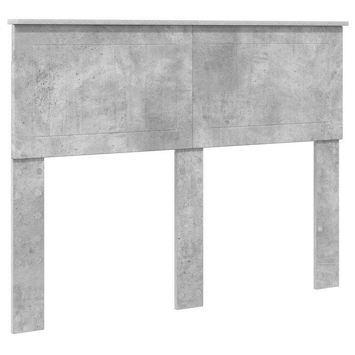 Cadru de pat Gri Concret 135 x 190 cm Lemn de pin masiv - WALTI WALTI