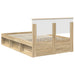 Cadru de pat cu headboard Sonoma 120 x 200 cm Lemn de pin masiv - WALTI WALTI