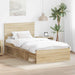 Cadru de pat cu headboard Sonoma 100 x 200 cm Lemn de pin masiv - WALTI WALTI