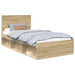 Cadru de pat cu headboard Sonoma 100 x 200 cm Lemn de pin masiv - WALTI WALTI