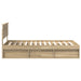 Cadru de pat cu headboard Sonoma 100 x 200 cm Lemn de pin masiv - WALTI WALTI