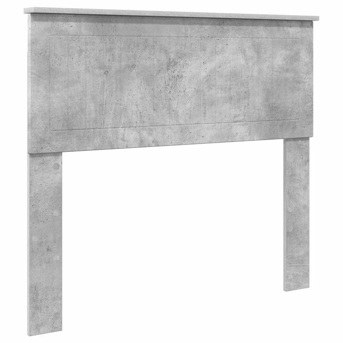 Cadru de pat Gri Concret 100 x 200 cm Lemn de pin masiv - WALTI WALTI