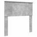 Cadru de pat cu headboard Beton 90 x 200 cm Lemn de pin masiv - WALTI WALTI