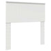 Cadru de pat cu headboard Alb 90 x 190 cm Lemn de pin masiv - WALTI WALTI