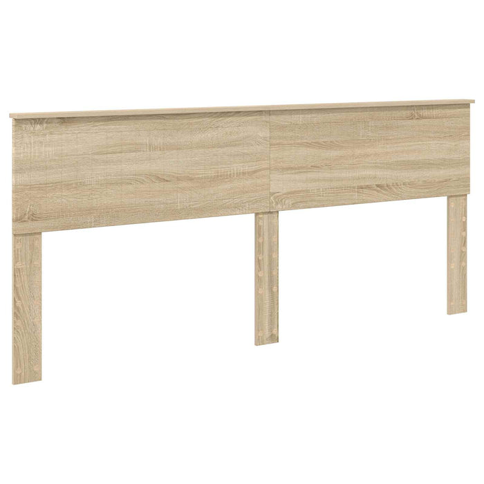 Cadru de pat Stejar Sonoma 200 x 200 cm Lemn Ingineresc - WALTI WALTI