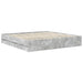 Cadru de pat Gri din beton 200 x 200 cm Lemn Ingineresc - WALTI WALTI