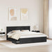 Cadru de pat cu sertar Negru 180 x 200 cm Lemn Ingineresc - WALTI WALTI