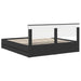 Cadru de pat cu sertar Negru 180 x 200 cm Lemn Ingineresc - WALTI WALTI