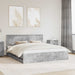 Cadru de pat Gri din beton 180 x 200 cm Lemn Ingineresc - WALTI WALTI