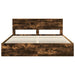 Cadru de pat Stejar fumuriu 180 x 200 cm Lemn Ingineresc - WALTI WALTI