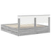 Cadru de pat cu sertar Gri Sonoma 180 x 200 cm Lemn Ingineresc - WALTI WALTI