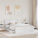 Cadru de pat cu sertar Alb 160 x 200 cm Lemn Ingineresc - WALTI WALTI