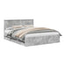 Cadru de pat Gri din beton 160 x 200 cm Lemn Ingineresc - WALTI WALTI