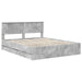 Cadru de pat Gri din beton 160 x 200 cm Lemn Ingineresc - WALTI WALTI