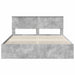 Cadru de pat Gri din beton 160 x 200 cm Lemn Ingineresc - WALTI WALTI