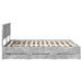 Cadru de pat Gri din beton 160 x 200 cm Lemn Ingineresc - WALTI WALTI