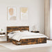 Cadru de pat Stejar fumuriu 160 x 200 cm Lemn Ingineresc - WALTI WALTI