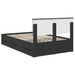 Cadru de pat cu sertar Negru 120 x 200 cm Lemn Ingineresc - WALTI WALTI