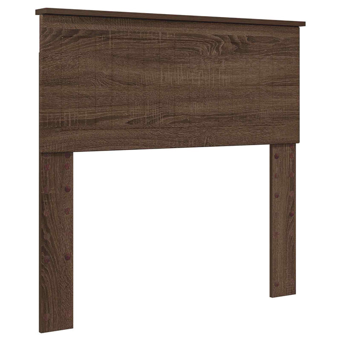 Cadru de pat Stejar închis 90 x 190 cm Lemn Ingineresc - WALTI WALTI